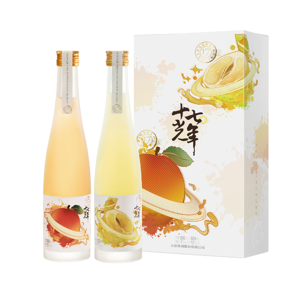十七光年双支礼盒（清型米酒柚子味+青熟梅酒）
